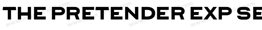 The Pretender Exp Serif字体转换